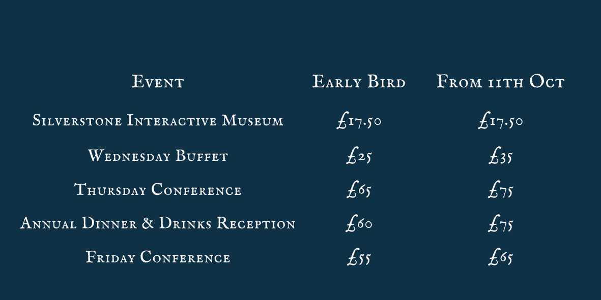 Conference Prices