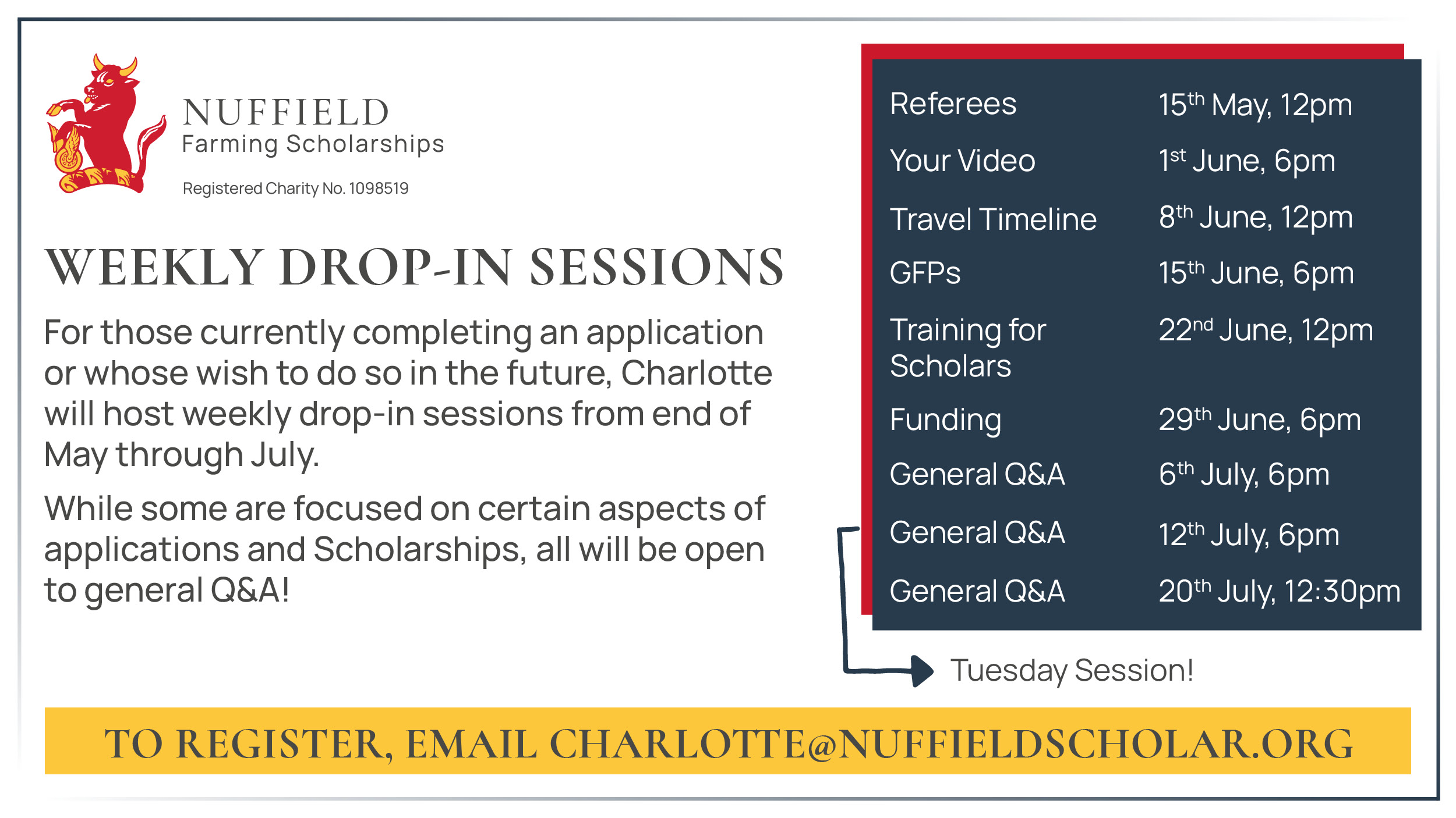 Drop in Sessions Correct