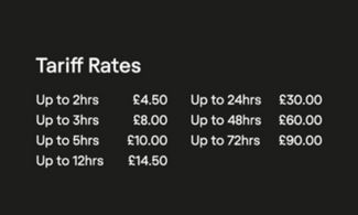 Parking Tariff