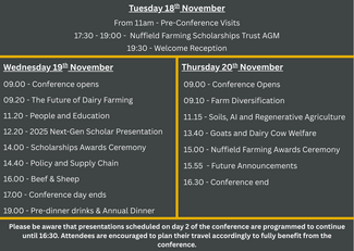 Conference programme