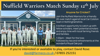 Nuffield Cricket Match